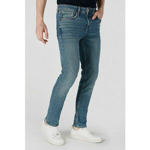 Blugi slim fit cu talie medie imagine