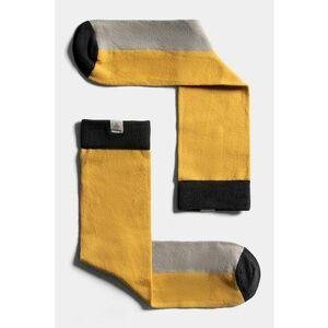 Sosete unisex lungi cu model colorblock imagine