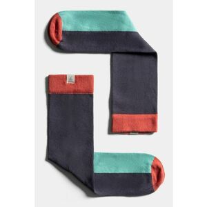 Sosete unisex lungi cu model colorblock imagine