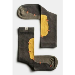 Sosete unisex lungi cu model colorblock imagine