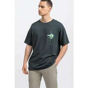 Tricou unisex lejer cu imprimeu abstract imagine