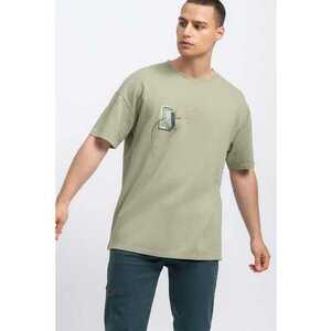 Tricou unisex lejer cu imprimeu pe piept imagine