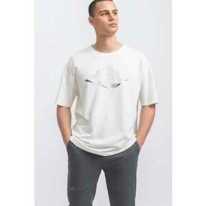 Tricou unisex de bumbac cu maneci cazute imagine