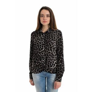 Camasa cu imprimeu si detaliu innodat Diana imagine