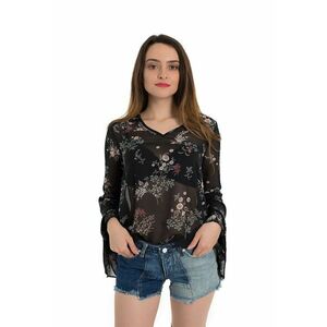 Bluza vaporoasa cu maneci tip clopot Georgia imagine