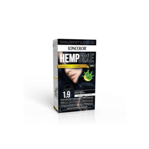 Vopsea de par permanenta HempStyle 1.9 Negru Albastrui - 100 ml imagine