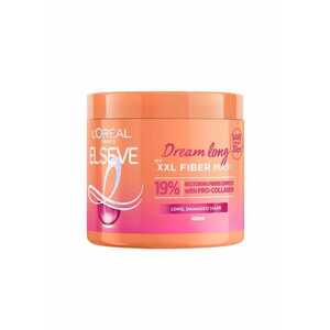 Masca pentru parul lung - deteriorat - Elseve Dream Long - XXL Fiber Mask - 400 ml imagine