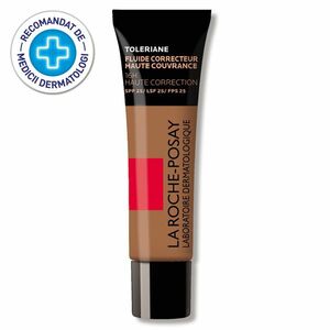 Fond de ten fluid corector cu SPF 25 pentru piele sensibila Toleriane 30 ml imagine