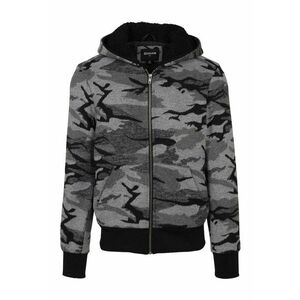 Hanorac cu fermoar si captuseala din blana sintetica imagine