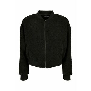 Jacheta cu blana shearling sintetica si fermoar imagine