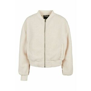 Jacheta cu blana shearling sintetica si fermoar imagine