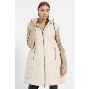 Vesta lunga cu vatelina si gluga imagine