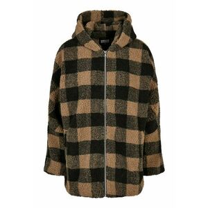 Jacheta cu gluga si model in carouri imagine