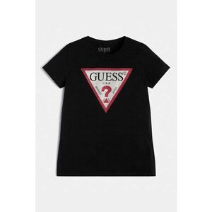 Tricou cu imprimeu logo si strasuri imagine