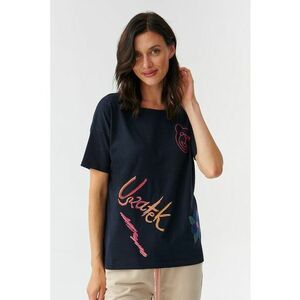 Tricou cu detalii brodate imagine