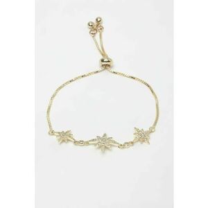 Bratara cu nod glisant si cristale imagine