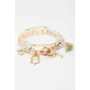 Bratara elastica cu talismane si margele imagine