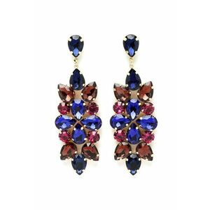 Cercei drop cu cristale imagine