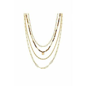 Colier cu siraguri multiple - din aur de 14K filat imagine