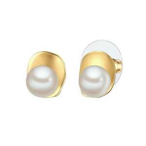 Cercei de aur de 14K filat cu perle de cultura imagine