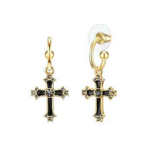 Cercei drop placati cu aur de 14K imagine