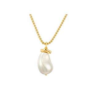 Colier de aur de 14K filat - cu perla imagine