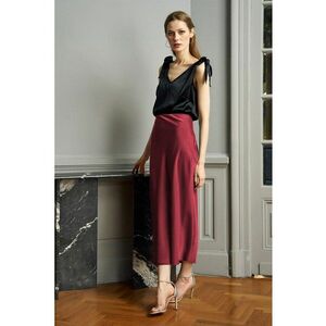 Fusta midi cu talie inalta imagine