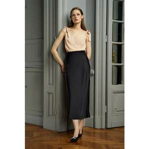 Fusta midi cu talie inalta imagine