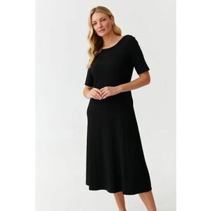 Rochie midi cu croiala in A Manti imagine