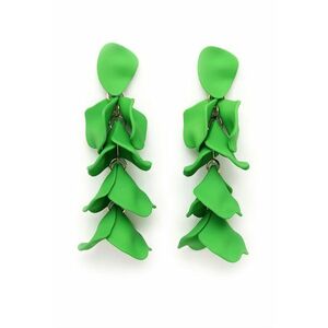 Cercei drop cu model supradimensionat imagine