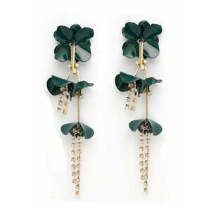 Cercei drop cu cristale imagine