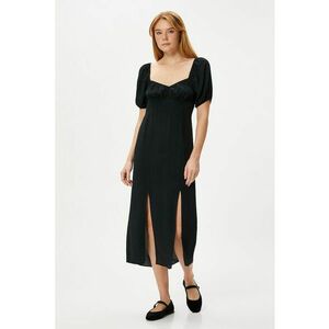 Rochie midi cu slit frontal imagine