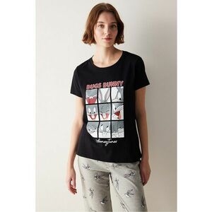 Tricou de pijama cu imprimeu Bugs Bunny imagine
