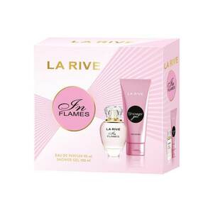 Set In Flames woman apa de parfum 90 ml si gel dus 100 ml imagine