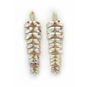 Cercei drop cu cristale imagine