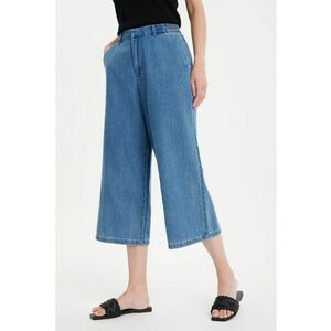 Blugi crop cu croiala ampla imagine