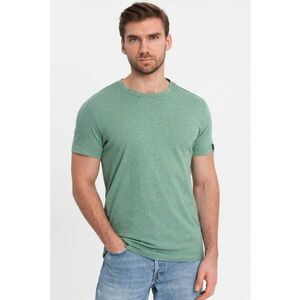 Tricou de bumbac cu decolteu la baza gatului imagine