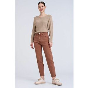 Pulover uni cu decolteu rotund imagine