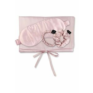 - Set de masca de noapte - saculet de transport si elastic de par - pentru calatorie 29509 imagine