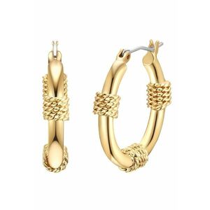 Cercei rotunzi cu detalii rasucite 32107 imagine