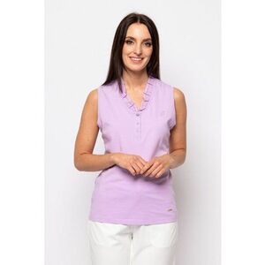 Top din bumbac cu decolteu hanley Bree imagine