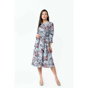 Rochie midi cu imprimeu floral imagine