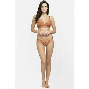 Set de chiloti si sutien din dantela cu cupe triunghiulare imagine