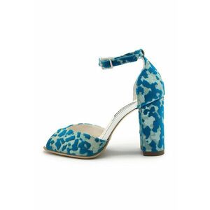 Sandale de piele intoarsa cu model imagine