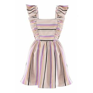 Rochie mini de in cu volane imagine