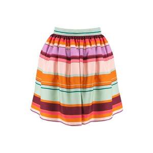 Fusta cu dungi si pliuri imagine