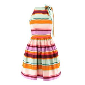 Rochie fara maneci cu dungi imagine