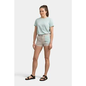 Pantaloni scurti de denim cu buzunar constrastant imagine