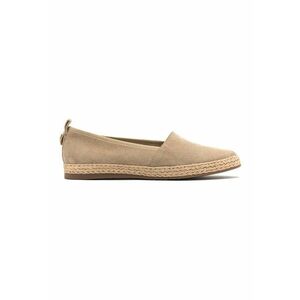 Espadrile de piele intoarsa cu varf rotund imagine