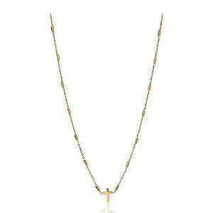 Colier din otel inoxidabil cu pandantiv in forma de cruce imagine